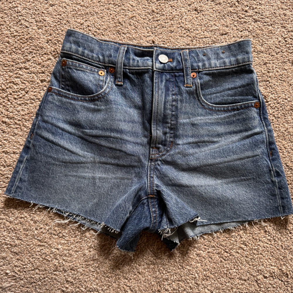 Madewell High-Rise Denim Cutoff Shorts